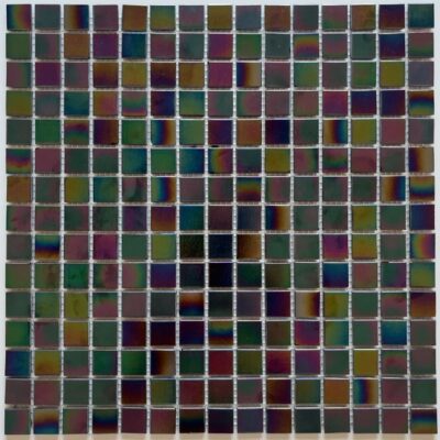 Mosaico in vetro cangiante
