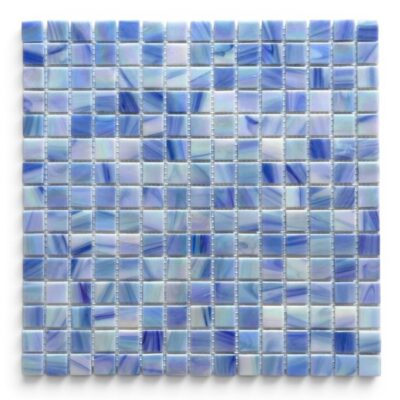 Mosaico in vetro perlato con pennellate