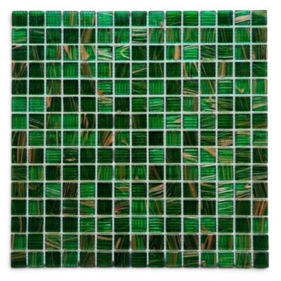 Mosaico in Vetro Verde
